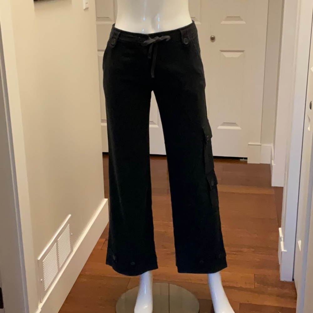 ELEVENSES Women’s Charcoal Grey Cargo Pants Size 4